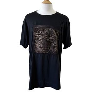 CR-24 Chrome Edge Men Short Sleeves T-Shirt Black & Gold Size 4XL NWT